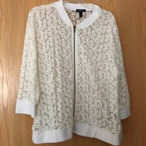 Torrid zipper up cardigan